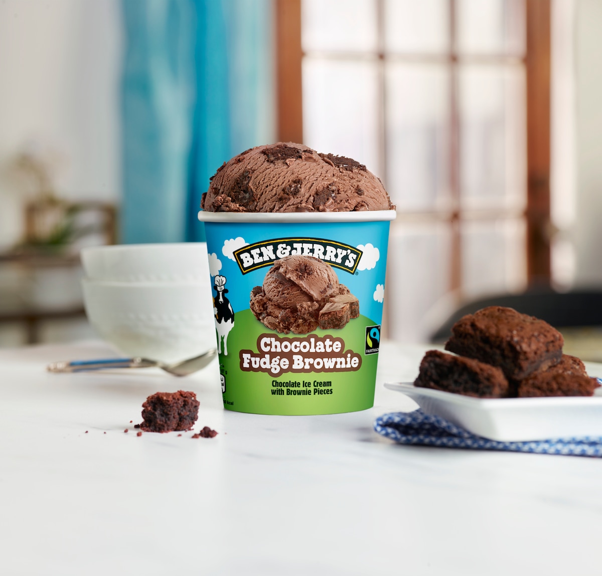 Chocolate Fudge Brownie Ice Cream - Pint 3 / 4