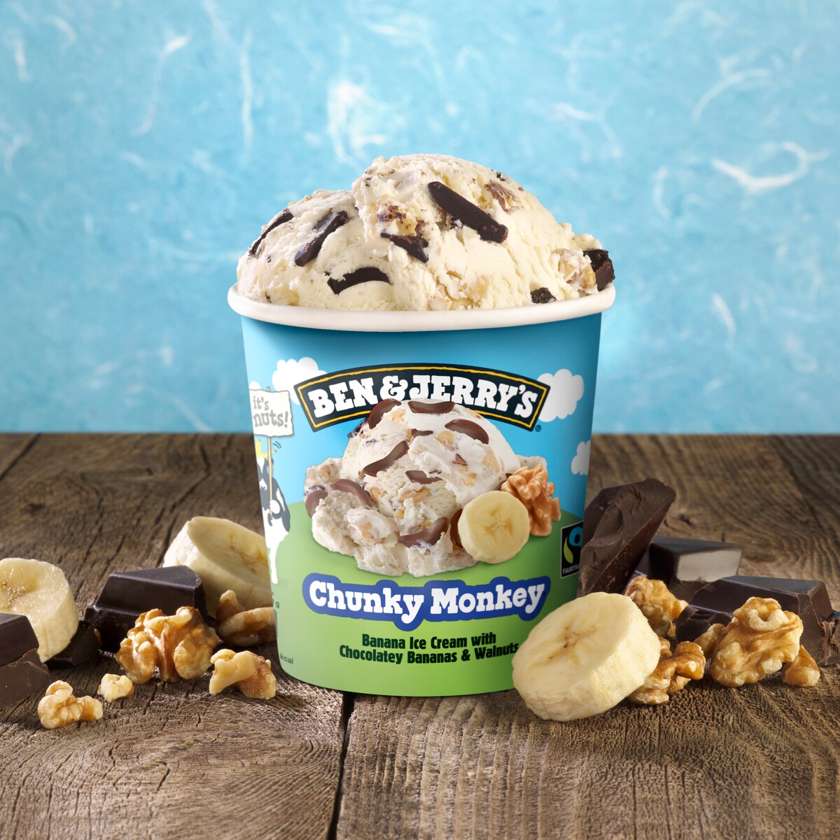 Chunky Monkey Ice Cream - Pint 2 / 4
