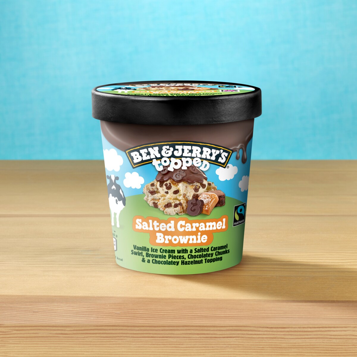 Salted Caramel Brownie Topped - Pint 3 / 4
